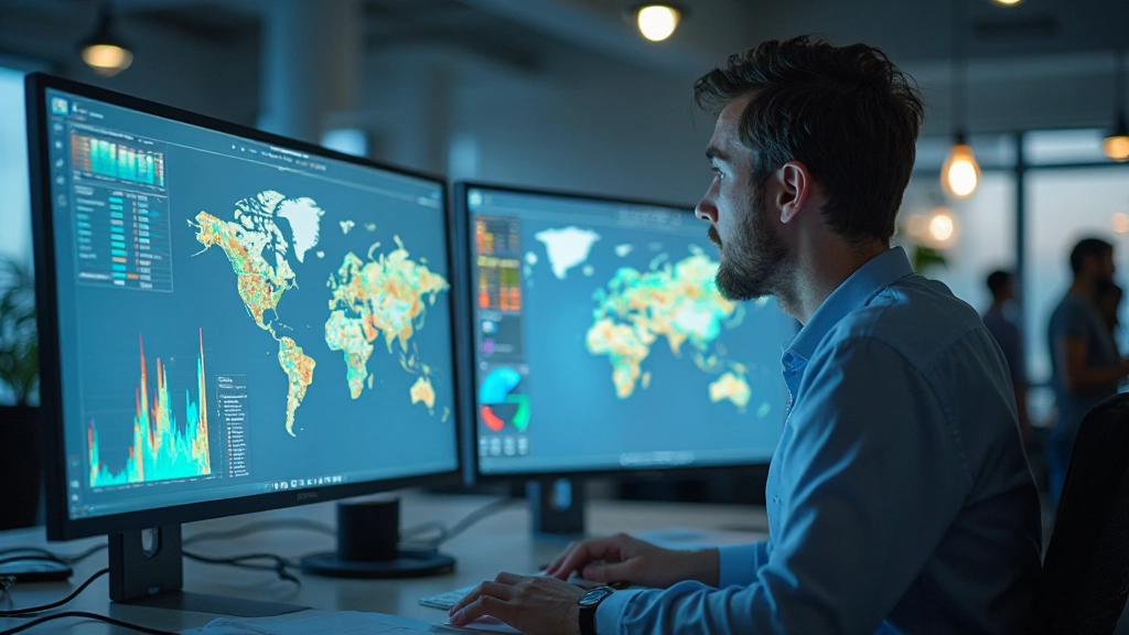 Географическая тепловая карта на интерактивной карте мира