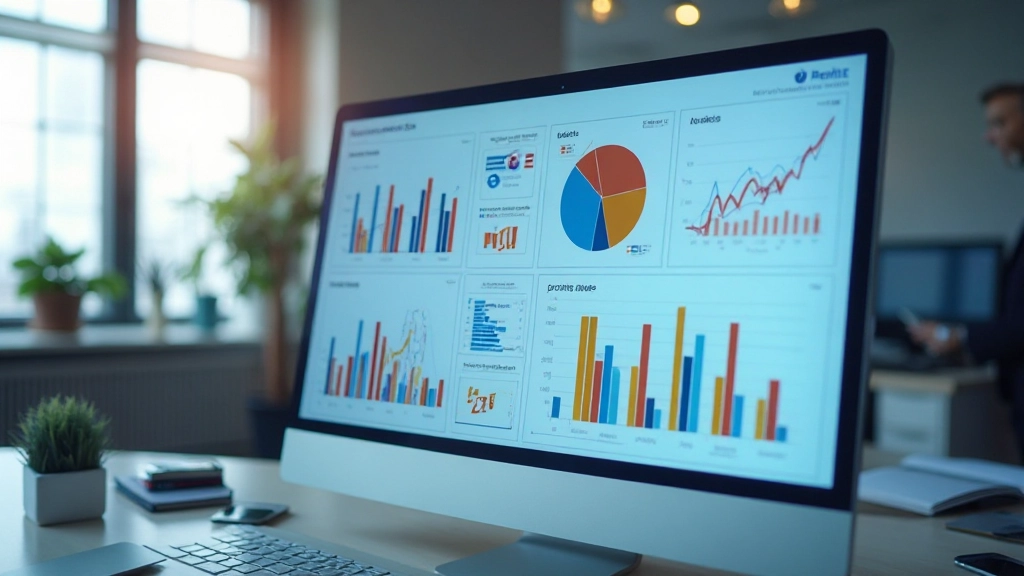 Различные типы бизнес-диаграмм на информационной панели